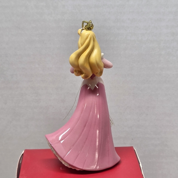 Lenox Disney Aurora Sleeping Beauty Pink Porcelain Christmas Ornament - Picture 6 of 9
